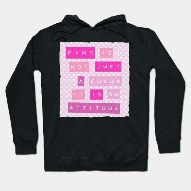 Pink is 2 Hoodie by LebensART